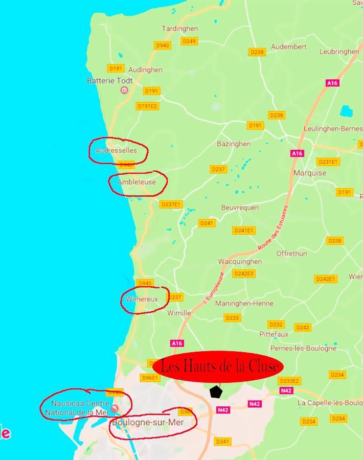 Les Hauts De La Cluse Wimille 외부 사진